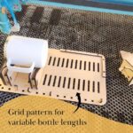 Plantilla digital para corte láser: soporte para botellas de agua con grabado personalizado - Imagen 4