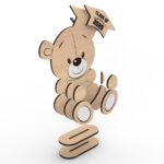 Osito de Peluche de Graduación Personalizado - Archivos SVG para Corte Láser Glowforge - Imagen 5