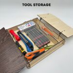 Caja Multiusos de Madera Cortada a Láser - Organizador Decorativo Personalizable para Almacenaje SVG DXF CDR - Imagen 5