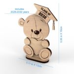 Osito de Peluche de Graduación Personalizado - Archivos SVG para Corte Láser Glowforge - Imagen 4