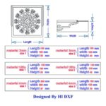 Caja de regalo con corte láser en 2 tamaños - Plantilla SVG DXF AI para materiales de 3 mm y 4 mm - Imagen 5