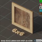 Marcos de Fotos Cortados con Láser - Pack SVG para Xtool en Madera, Varios Tamaños Disponibles - Imagen 8