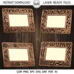 Paquete de Plantillas SVG para Marcos de Fotos de Corte Láser - Perfecto para Regalos y Glowforge - Imagen 6