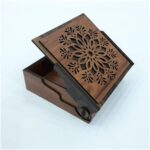 Caja de regalo con corte láser en 2 tamaños - Plantilla SVG DXF AI para materiales de 3 mm y 4 mm - Imagen 2