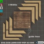 Marcos de Fotos Cortados con Láser - Pack SVG para Xtool en Madera, Varios Tamaños Disponibles - Imagen 4