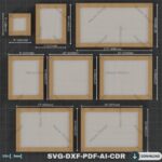 Plantillas de Marcos Cortados con Láser para Fotos y Proyectos DIY - Paquete 824 Multiformato - Imagen 3