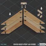 Plantillas de Marcos Cortados con Láser para Fotos y Proyectos DIY - Paquete 824 Multiformato - Imagen 4