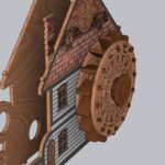 Archivo SVG y DXF para cortar láser: Proyecto de Molino de Agua con Instrucciones de Montaje Sencillas - Imagen 5