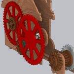 Archivo SVG y DXF para cortar láser: Proyecto de Molino de Agua con Instrucciones de Montaje Sencillas - Imagen 8