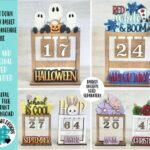 Cesta de Flores Intercambiable para Cuenta Atrás - Archivo SVG para Decoración de Holidays