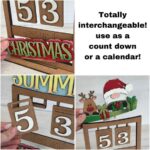 Cesta de Flores Intercambiable para Cuenta Atrás - Archivo SVG para Decoración de Holidays - Imagen 4