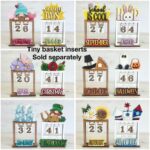 Cesta de Flores Intercambiable para Cuenta Atrás - Archivo SVG para Decoración de Holidays - Imagen 5