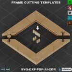 Plantillas de Marcos Cortados con Láser para Fotos y Proyectos DIY - Paquete 824 Multiformato - Imagen 5