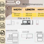 Caja de regalo láser personalizable (SVG, DXF, CDR, XCS) para chocolates en bodas, aniversarios y cumpleaños - Imagen 5