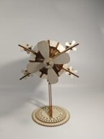 Kit de dirigible 3D cortado por láser - archivo digital SVG-DXF-AI para decoración de madera - Imagen 6