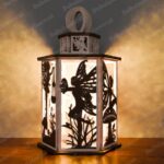 Linterna Hada Lima Corte Láser | Portavelas Decorativo Silueta Hada para Eventos y Regalos - Imagen 5