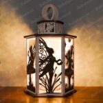 Linterna Hada Lima Corte Láser | Portavelas Decorativo Silueta Hada para Eventos y Regalos - Imagen 8