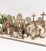 Semana Santa Independiente: Archivo de Corte láser para Tarjetas de Jesús SVG y Referencias Bíblicas - Imagen 5