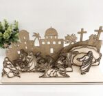 Semana Santa Independiente: Archivo de Corte láser para Tarjetas de Jesús SVG y Referencias Bíblicas - Imagen 6