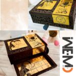 Caja de regalo láser personalizable (SVG, DXF, CDR, XCS) para chocolates en bodas, aniversarios y cumpleaños - Imagen 7