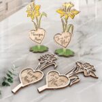 Stand Personalizado para Flores - Pack de 6 Archivos SVG y DXF para Corte Láser Glowforge - Día de la Madre - Imagen 6