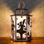 Linterna Hada Lima Corte Láser | Portavelas Decorativo Silueta Hada para Eventos y Regalos - Imagen 7
