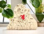 Letrero Personalizado de Madera de Familia de Leones - Regalo Único para Mamá y Papá - Imagen 4