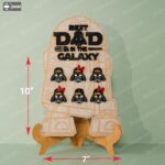 Archivo de corte láser "Soy su padre" | Signo personalizado Star Wars con nombres, regalo para el mejor papá - Imagen 7