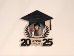 Marco de fotos personalizado graduación 2025 SVG para Glowforge - Regalo único para graduados - Imagen 3