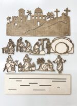 Semana Santa Independiente: Archivo de Corte láser para Tarjetas de Jesús SVG y Referencias Bíblicas - Imagen 7