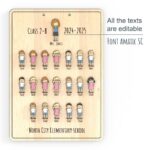 Pizarra personalizada para alumnos y profesores | Regalo de graduación | Archivos SVG para corte láser - Imagen 4