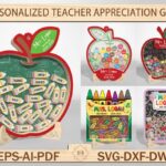 Imanes Personalizados de Agradecimiento para Maestros - Regalos Únicos con Nombre del Estudiante