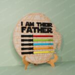 Archivo de corte láser "Soy su padre" | Signo personalizado Star Wars con nombres, regalo para el mejor papá - Imagen 4