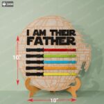 Archivo de corte láser "Soy su padre" | Signo personalizado Star Wars con nombres, regalo para el mejor papá - Imagen 8