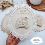 Archivo de corte láser para regalo de boda: diseño de pareja en SVG, DXF, PNG, PDF y marco STL con licencia comercial