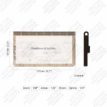 Sobres para dinero cortados láser - Paquete de 6 archivos SVG para bodas y cumpleaños, Glowforge y DXF - Imagen 2