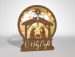 Farol de Belén 3D para Corte Láser, Diseño Religioso Navidad, Archivo SVG DIY Glowforge - Imagen 2