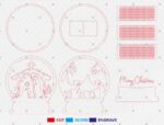 Farol de Belén 3D para Corte Láser, Diseño Religioso Navidad, Archivo SVG DIY Glowforge - Imagen 6