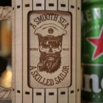 Plantilla de corte láser para porta latas de cerveza - Archivos DXF, SVG, CDR para DIY y CNC - Imagen 8