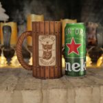 Plantilla de corte láser para porta latas de cerveza - Archivos DXF, SVG, CDR para DIY y CNC - Imagen 3