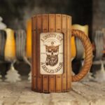 Plantilla de corte láser para porta latas de cerveza - Archivos DXF, SVG, CDR para DIY y CNC