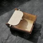 Caja de regalo cortada láser en SVG, DXF, DWG - Manual de montaje incluido, descarga instantánea - Imagen 5