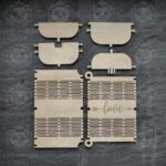 Caja de regalo cortada láser en SVG, DXF, DWG - Manual de montaje incluido, descarga instantánea - Imagen 2