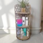 Estante de esquina de madera moderna cortado a láser - Plantilla digital SVG, DXF y CDR para decoración