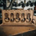 Diseño Mecánico de Motor PISTÓN - Archivos Láser Decorativos para Corte Digital Instantáneo