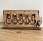 Diseño Mecánico de Motor PISTÓN - Archivos Láser Decorativos para Corte Digital Instantáneo - Imagen 3