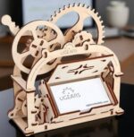 Card Holder Mecánico 3D – Puzzle Box de Madera (4 mm)