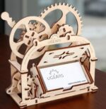 Card Holder Mecánico 3D – Puzzle Box de Madera (4 mm) - Imagen 4