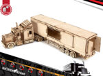 Archivos Camion American truck w900 con vagon 3mm cnc laser cut file Dxf, Ai, Cdr, Pdf, Svg. Etc - Imagen 2