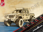 Archivos Jeep gladiator 3mm Cnc laser cut Dxf, Ai, Cdr, Pdf, Svg.